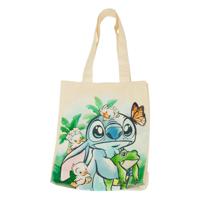 Disney By Loungefly Canvas Tote Bag Lilo And Stitch Springtime