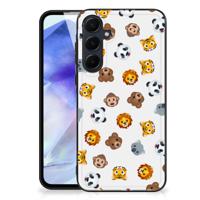 Back Case voor Samsung Galaxy A55 Dieren Emojis - thumbnail