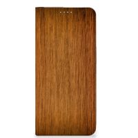 OPPO Reno8 Book Wallet Case Donker Hout