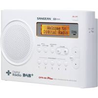 Sangean DPR-69+ Transistorradio DAB+, VHF (FM) Acculaadfunctie Wit