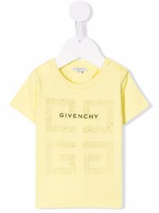 Givenchy Kids t-shirt à logo imprimé - Jaune