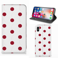 Apple iPhone Xs Max Flip Style Cover Cherries - thumbnail