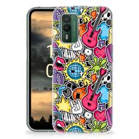 Nokia XR21 Silicone Back Cover Punk Rock