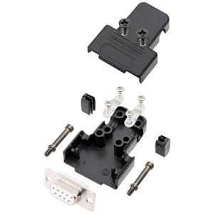 encitech TRI-P-09-DBS-W-K 6355-8036-11 D-sub female connectorset 180 ° Aantal polen: 9 Soldeerkelk 1 stuk(s)