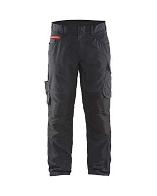 Blaklader 14951330 serviceshorts met nagelzakken, zwart/rood, maat C44