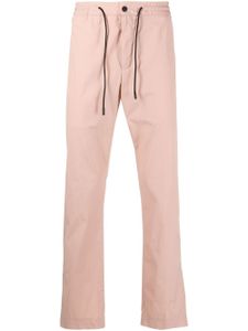 PT Torino pantalon chino à taille à lien de resserrage - Rose