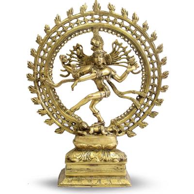 Beeld van dansende Natraj - Double Ring (29x 20 cm)