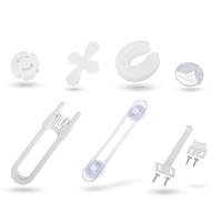 Topcom CP25SET kinderbeveiliging - beveiligingsset met stopcontactbeveiliging, deurstopper, hoekbescherming en nog veel meer - 25 delen, wit