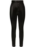 Dolce & Gabbana pantalon skinny à taille haute - Noir