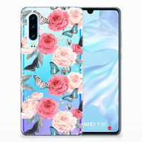 Huawei P30 TPU Case Butterfly Roses - thumbnail