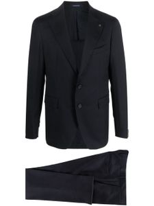 Tagliatore single-breasted wool suit - Bleu