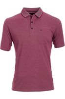 Casa Moda Casual Fit Polo shirt Korte mouw pruim - thumbnail