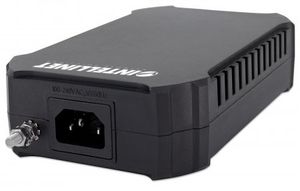 Intellinet Gigabit Ultra PoE-Injektor 1 x 95 Watt-Port Kunststoffgehäuse PoE-injector 10 / 100 / 1000 MBit/s IEEE 802.3bt, IEEE 802.3af (12.95 W), IEEE 802.3at