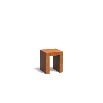 FORNO Sokkel Open CortenStaal (500 x 500 x 600)