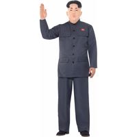 Leider Kim Jong Un verkleed set voor heren - thumbnail