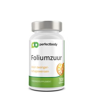 Perfectbody Foliumzuur (vitamine B11) Tabletten - 100 Tabletten