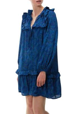 Sissel Edelbo Kinderen Jurken in Stof (Blauw) Sissel Edelbo Kinderen Jurken in Stof (Blauw)