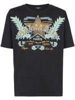 Balmain t-shirt à imprimé Western - Noir