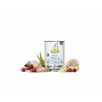 ISEGRIM Doos voor volwassenen forel + chirivia, bosbessen en wilde kruiden, 400 g, hond