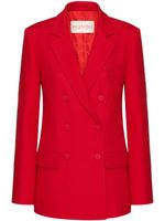 Valentino Garavani blazer Crepe Couture à boutonnière croisée - Rouge