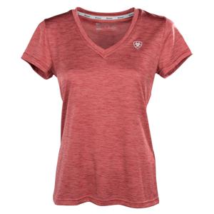 Ariat Dames T-shirt WMS Laguna SS Baselayer, sun-dried tomato, Maat: XS