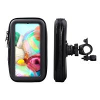 Shop4 - Samsung Galaxy A71 Fietshouder Stuur Spatwaterdicht Zwart
