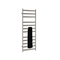 EH Design Radiator Athena Met Digitale Thermosstaat 50x120 cm Geborsteld RVS - thumbnail