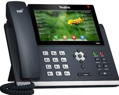 Yealink SIP-T48S IP telefoon Zwart Handset met snoer LCD 16 regels