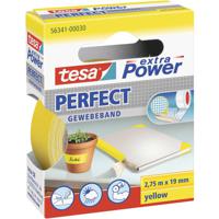 tesa PERFECT 56341-00030-03 Textieltape tesa extra Power Geel (l x b) 2.75 m x 19 mm 1 stuk(s) - thumbnail