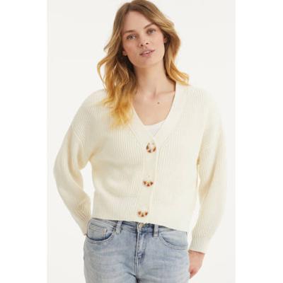 Esqualo gebreid vest ecru