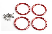 Aluminium bead-loc rings red (EZW-003R) - thumbnail