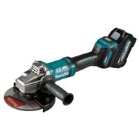 Makita GA037GT203 40V Max Haakse Slijper 180mm 2x5,0Ah Accu met Snellader in Koffer