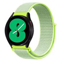 By Qubix - Sport Loop nylon bandje - Geel - Compatible met Xiaomi Mi Watch/Compatible met Xiaomi Watch 2 / Compatible met Xiaomi Watch S1 / S2 / S3 / S4 - Compatible Xiaomi bandje