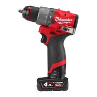 Milwaukee M12 FPD2-402X compacte Accu Klopboor schroefmachine 12V 4.0Ah Li-Ion in HD Box 4933479869 - thumbnail