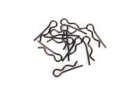 Axial 8mm Body Clips (Black) (10pcs) (AX31231) - thumbnail