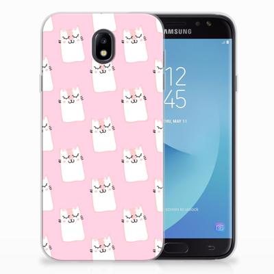Samsung Galaxy J7 2017 | J7 Pro TPU Hoesje Sleeping Cats Samsung Galaxy J7 2017 | J7 Pro TPU Hoesje Sleeping Cats