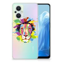 OPPO Reno8 Lite Telefoonhoesje met Naam Lion Color