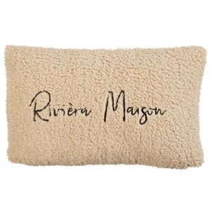 Rivièra Maison Sierkussen Teddy Natural (30x50 cm)