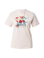 Dames t-shirt met bloemenlogo Jack Wolfskin