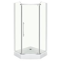 Kerra Glasgow douchecabine vijfhoek 90x90cm