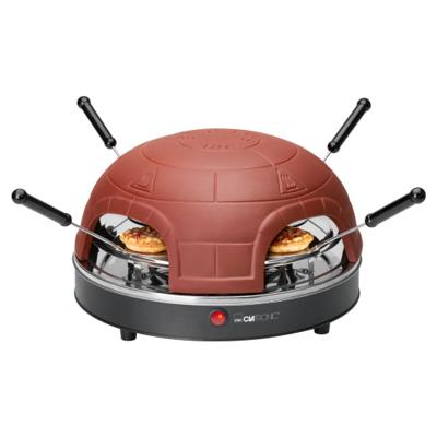 Clatronic PO 3681 pizzamaker en -oven 4 pizza('s) Zwart, Bruin 900 W