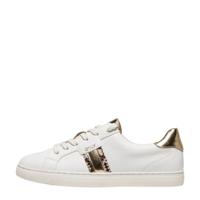 ONLY Simi sneakers met slangenprint wit/goud