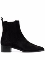 Scarosso Olivia leather ankle boots - Noir - thumbnail