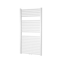 Designradiator Plieger Palmyra 580 Watt Midden- of Zijaansluiting 117,5x50 cm Pearl Grey - thumbnail