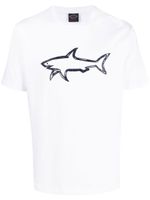 Paul & Shark t-shirt à logo imprimé - Blanc