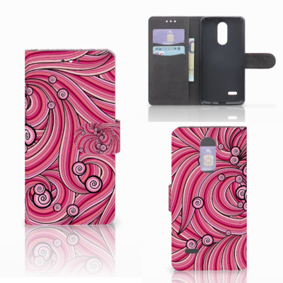 LG K4 (2017) Hoesje Swirl Pink