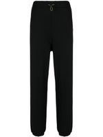 Palmer pantalon de jogging en coton à logo brodé - Noir