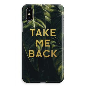 Take me back: iPhone XS Max Volledig Geprint Hoesje