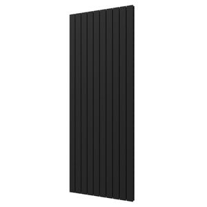 Plieger Designradiator Cavallino Retto Dubbel 2146 Watt Middenaansluiting 200x75,4 cm Donkergrijs Structuur