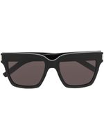 Saint Laurent Eyewear lunettes de soleil teintées à monture carrée - Noir